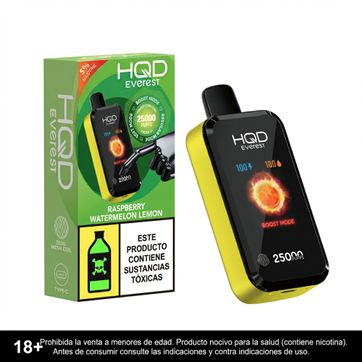 Imagen del producto Hqd Everest Raspberry Watermelon Lemon 25.000 Puffs