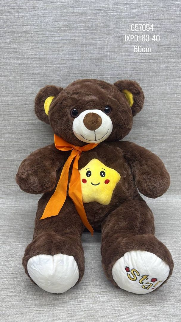 OSO SURTIDO CON ESTRELLA 45 CM