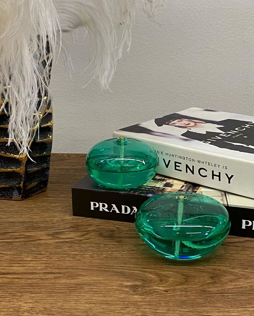 Velas de Cristal Verde