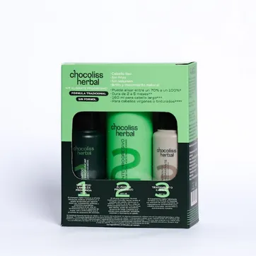 Kit de 160 ml alisante (Paso 1: 80ml + Paso 2: 160ml + Paso 3: 80ml) formula tradicional  - imagen 1