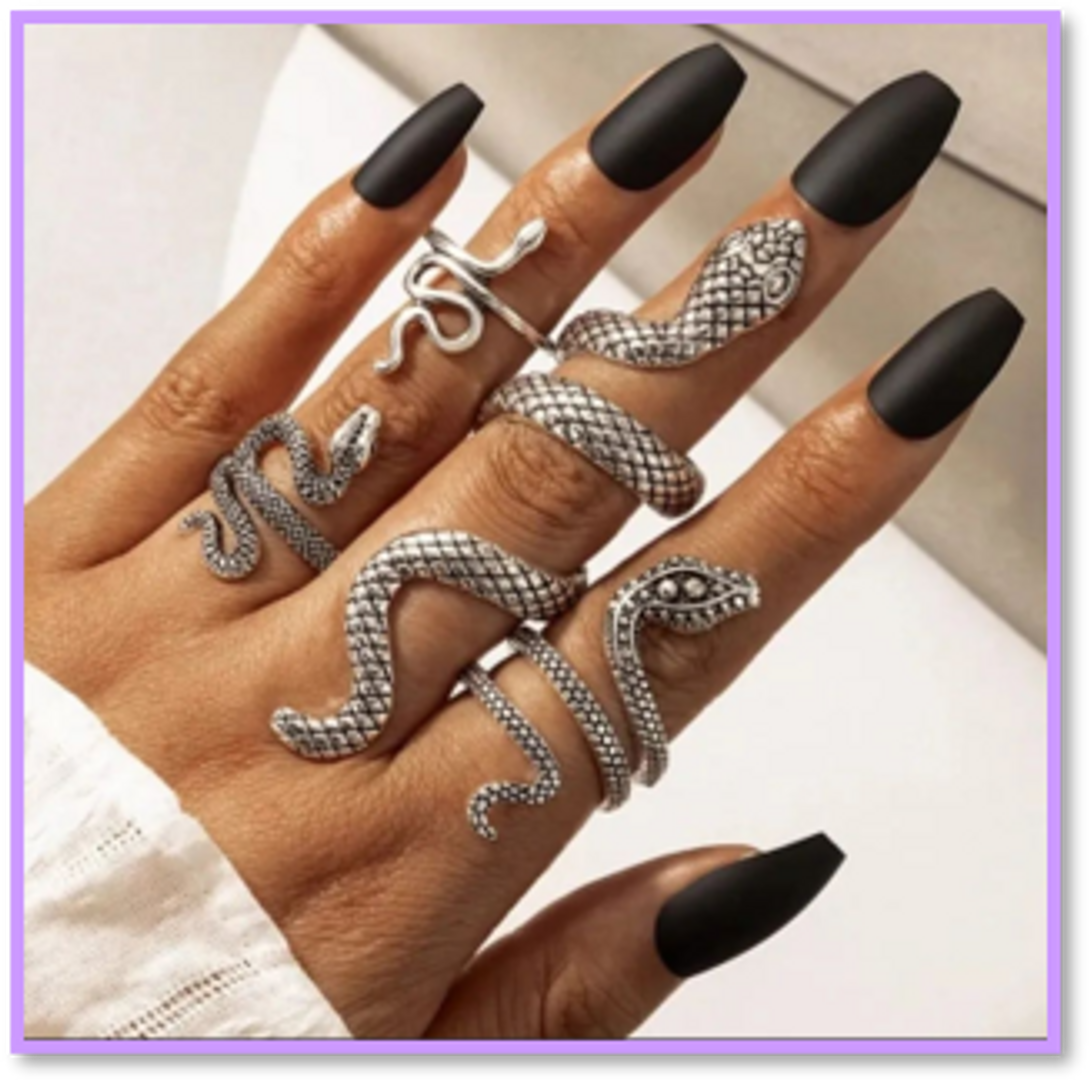 SET DE ANILLOS X 4