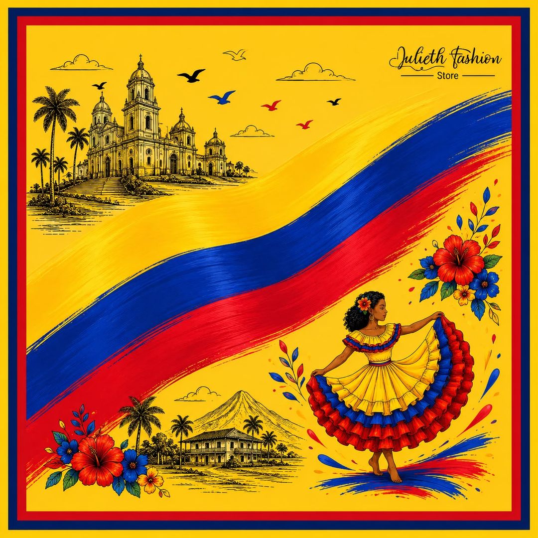 PAÑOLETA PREMIUM 70cmx70cm COLOMBIA DISEÑO 5