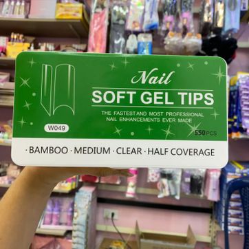 Imagen del producto Tips soft gel cuadradas c x550pcs 
