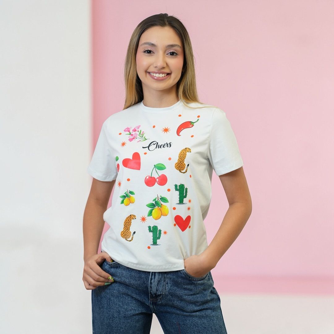 Camiseta Cerezas