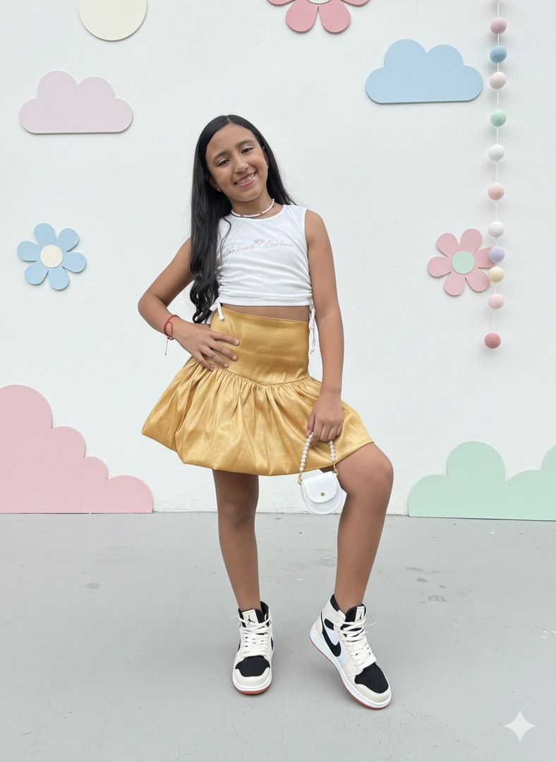 CONJUNTO DE FALDA GLOBO