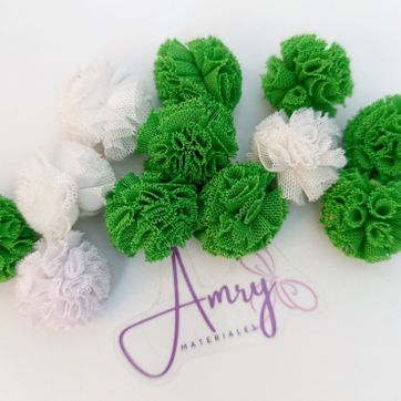 Imagen del producto Kit 12 de 2.5cm Verde y Blanco