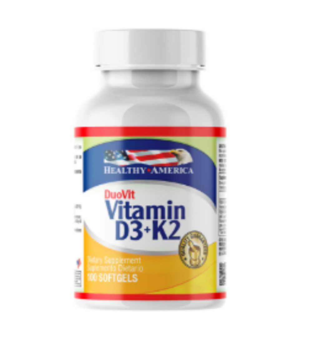DUOVIT VITAMIN D3+K2 X 100 SOFTGELS HEALTHY