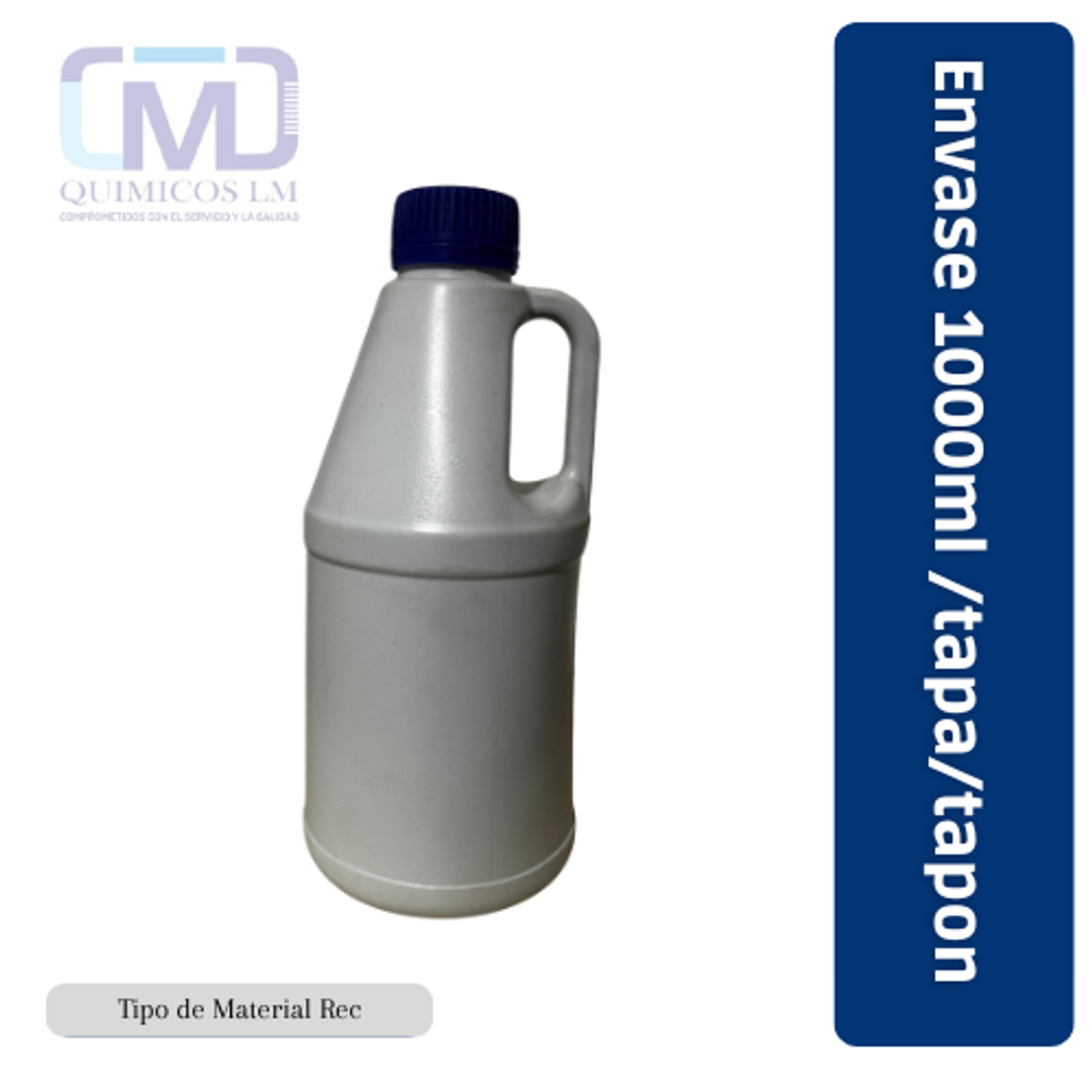 ENVASE REC/LITRO/CON TAPA Y TAPON