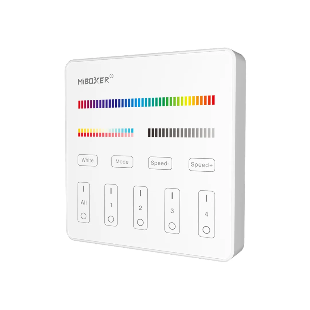 CONTROL DE PARED PILA RGB/W