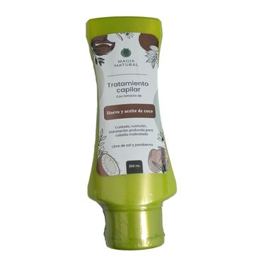 TRATAMIENTO DE HUEVO Y ACEITE DE COCO 300ml - imagen 1