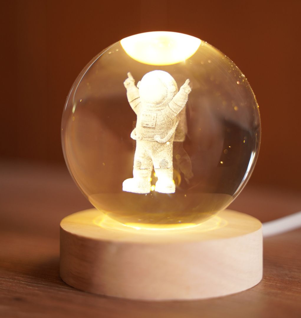 ESFERA CRISTAL REDONDA LAMPARA