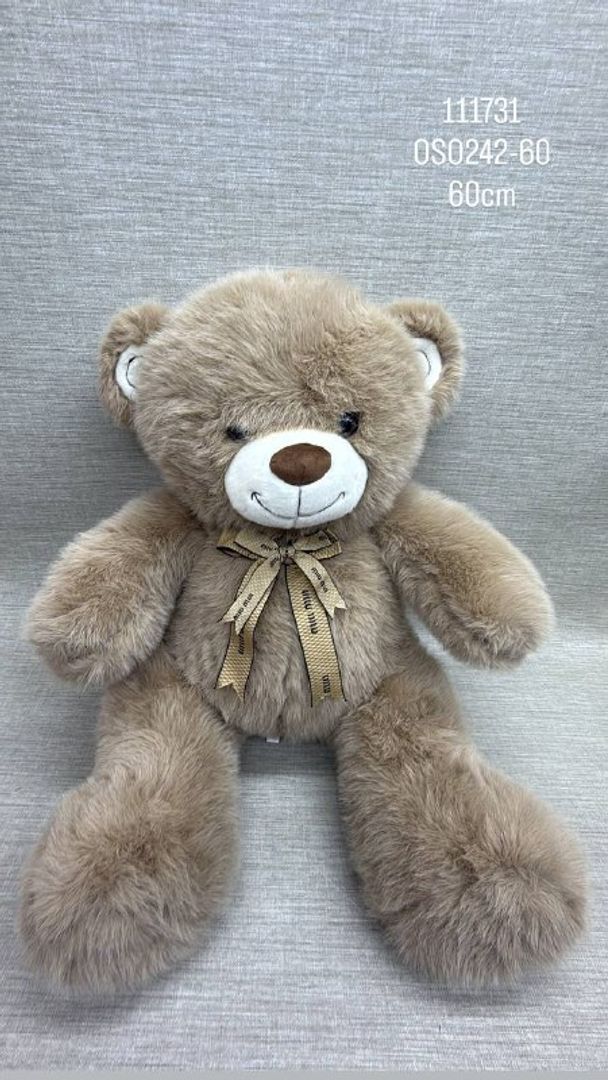 OSO MEDIANO FINO CON MOÑO 60 CM