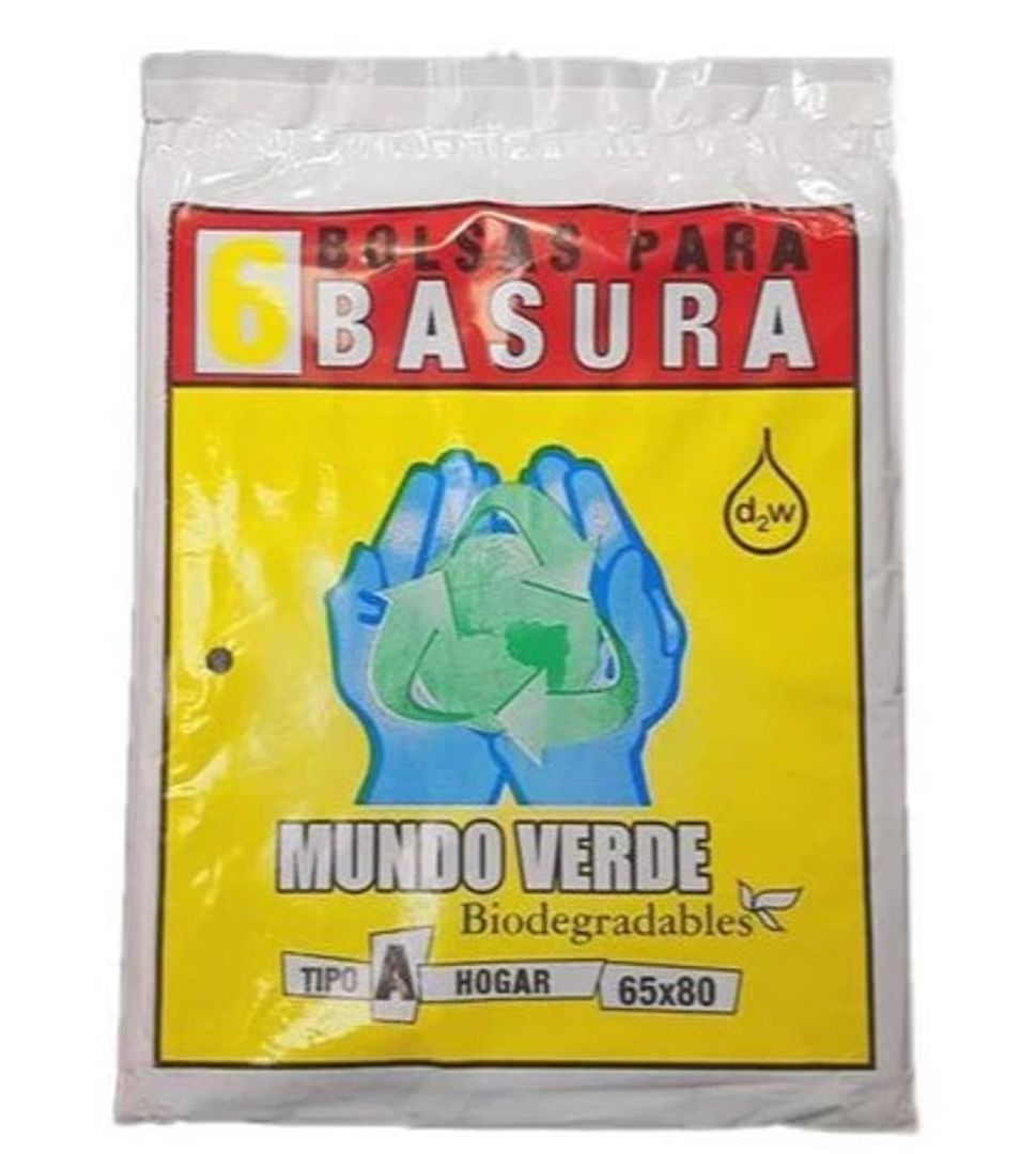 BOLSA BASURA TIPO A MUNDO VERDE