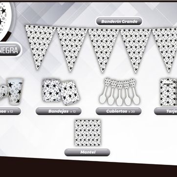 Imagen del producto DECORACIÓN ESTRELLA NEGRA  FONDO BLANCO