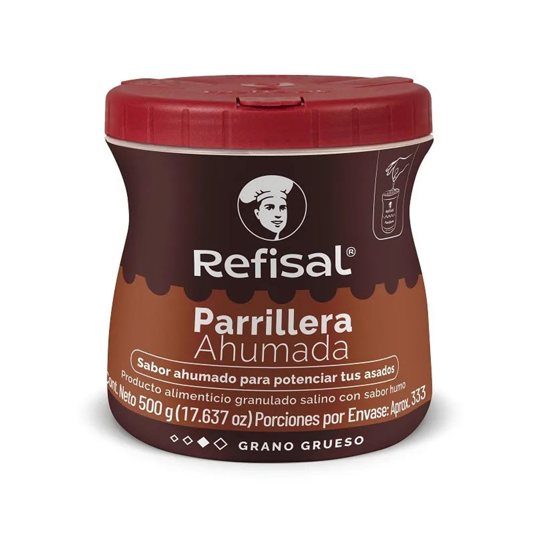 SAL REFISAL PARRILLERA AHUMADA*500G