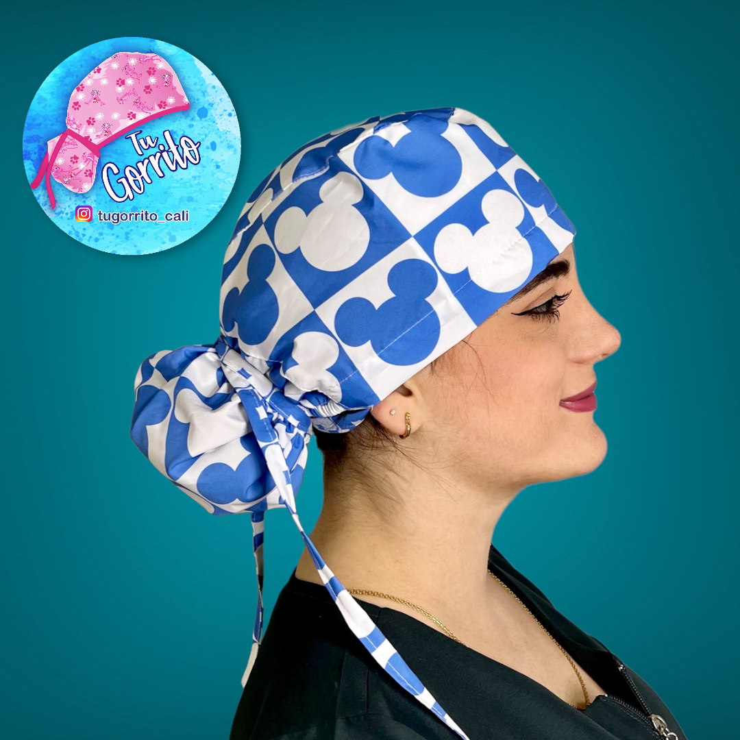 Mickey silueta azul 