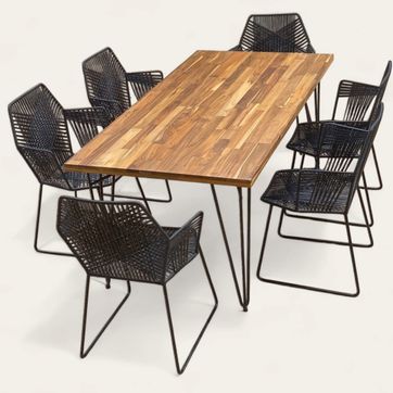 MESA EN TECA - imagen 1