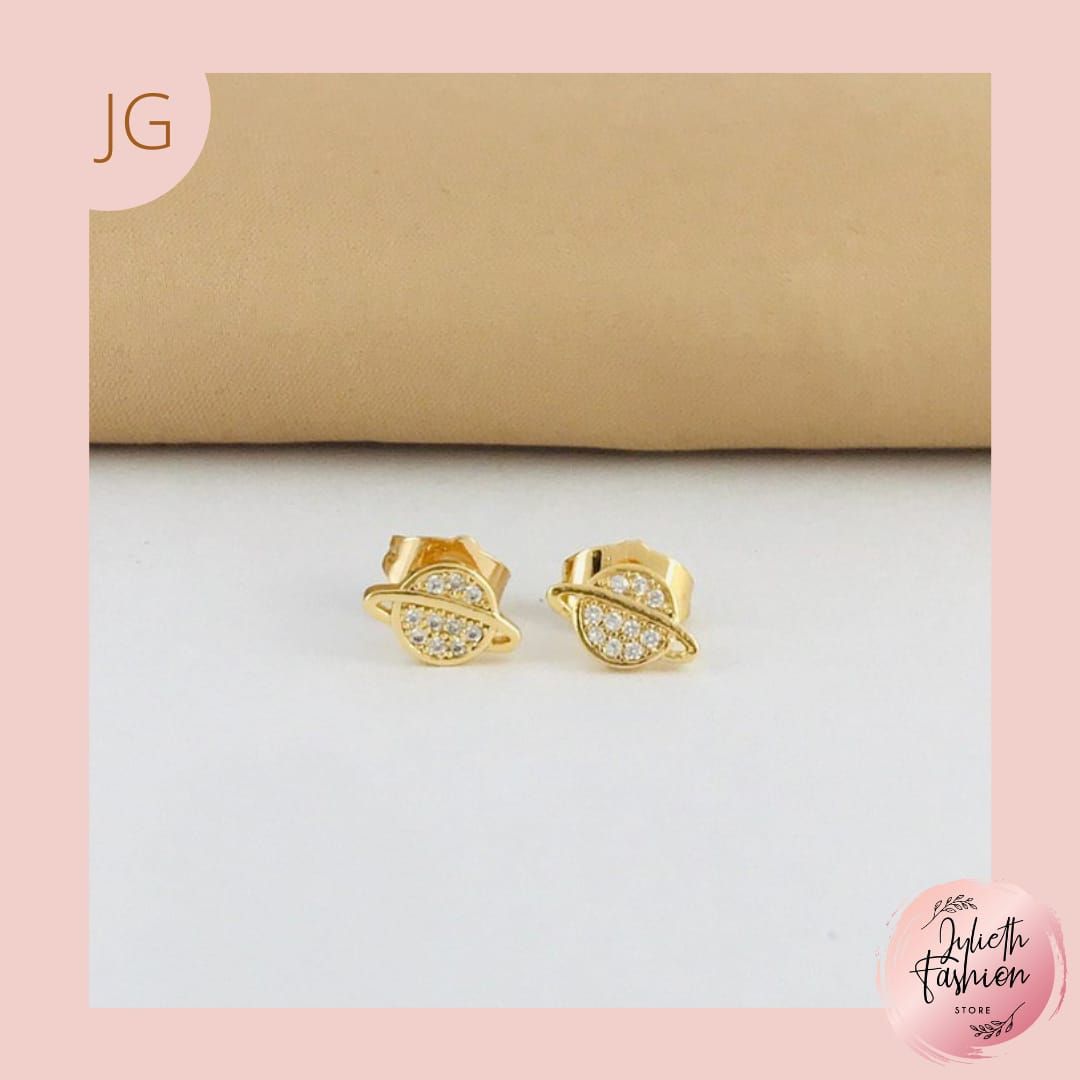 Mini Topitos Mundo Rodio zircones 