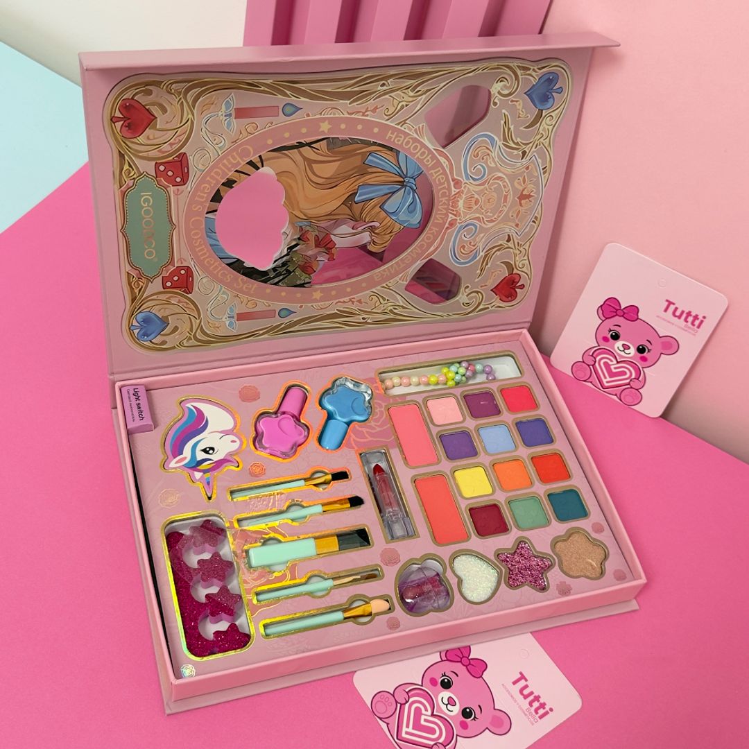 PRINCESA PRINCES  (CON LUZ)MAKEUP MAQUILLAJE INFANTIL 