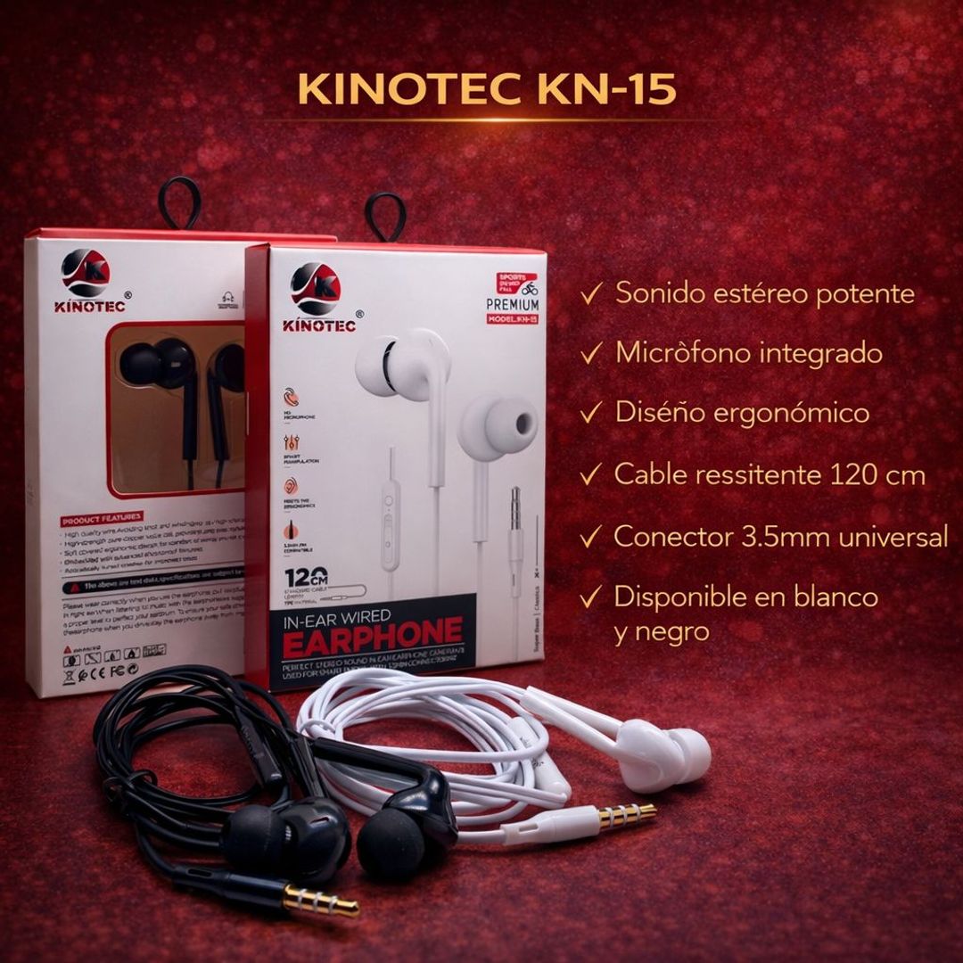 Audífonos Kinotec KN-15