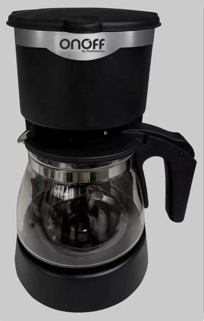 CAFETERA CON JARRA DE VIDRIO DE 650 MIL OnOff