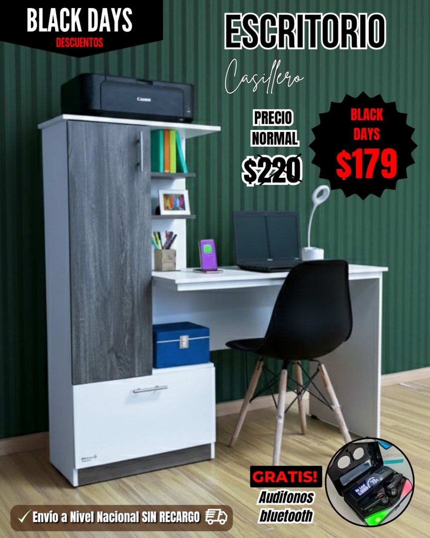 Escritorio Casillero promo Black Days