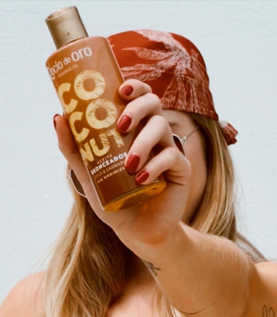 Aceite Bronceador coco Rocio de oro