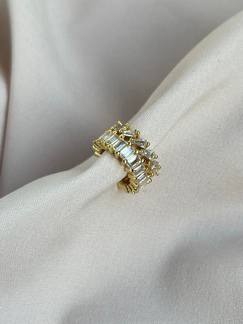 Earcuff doble circonias 