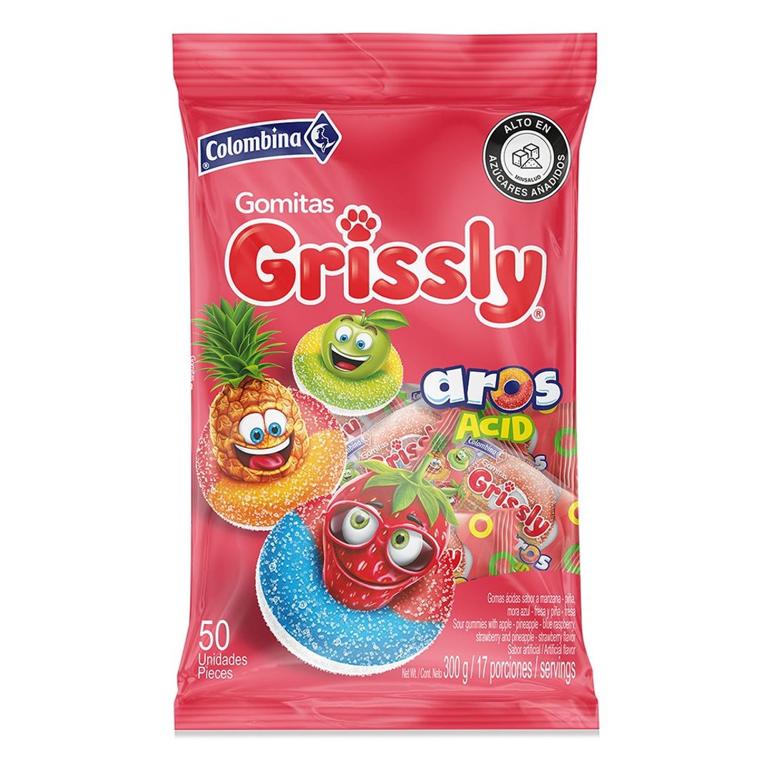 GOMITAS GRISSLY AROS X 50 UND