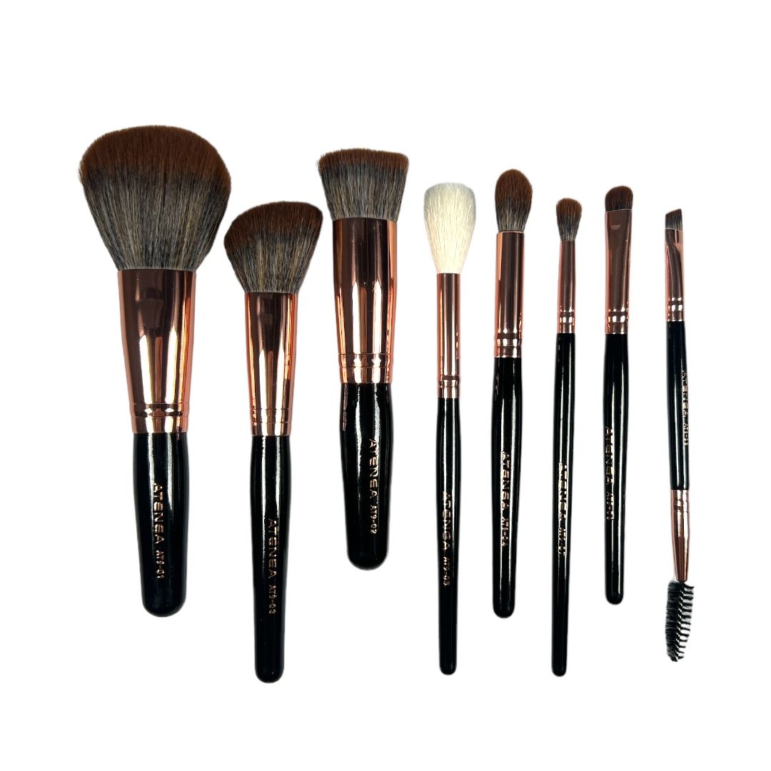 KIT DE BROCHAS MINI OJOS Y ROSTRO X8 ATENEA