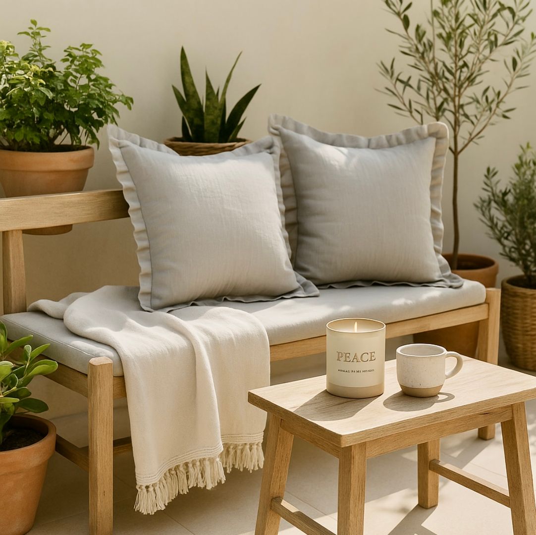 Almohadón Tusor Grey 