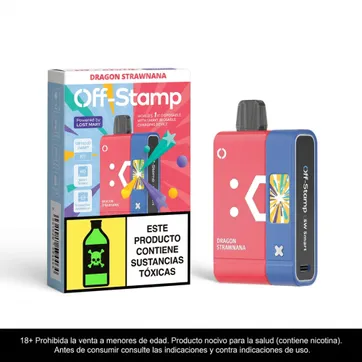 Off Stamp Dragon Strawnana 16.000 Puffs Kit Bateria Y Pod  - imagen 1