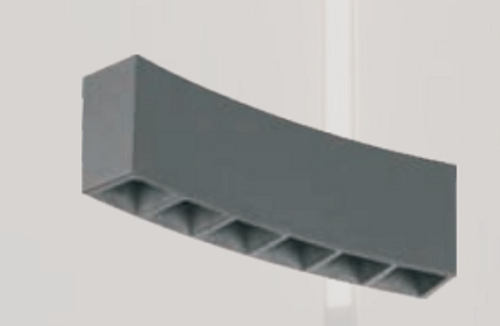 LUMINARIA LED CURVA SIN DIFUSOR (CURVY)