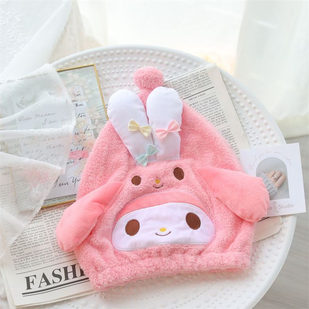 TOALLA GORRO MICROFIBRA SAN RIO 