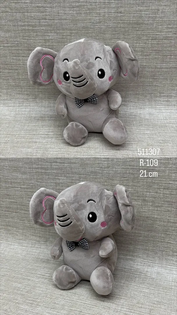 ELEFANTE CON MOÑO 21 CM