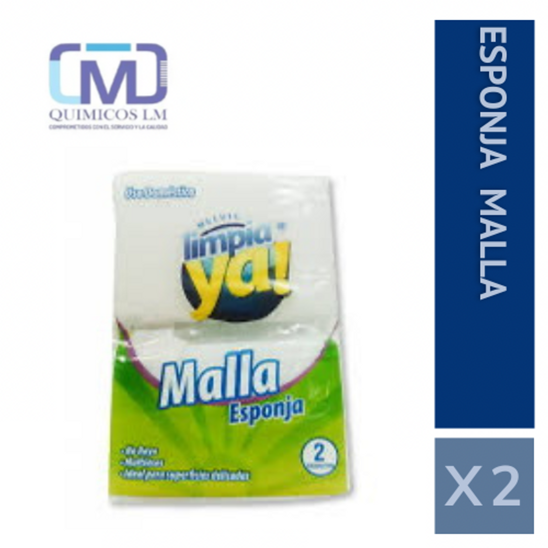 ESPONJA MALLA X2 UND