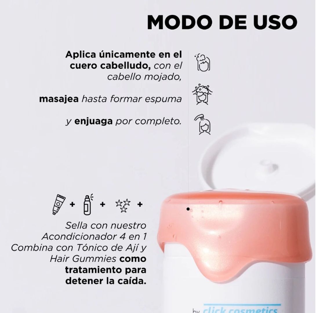 Shampoo para cabello graso/aji