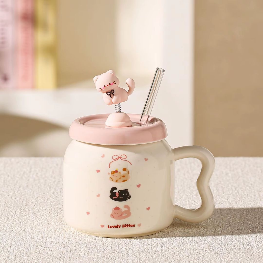 Mug gatito coquette 