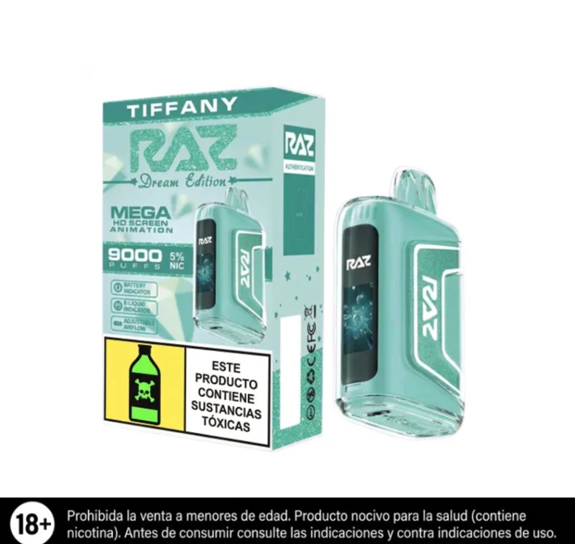 Raz Tn Tiffany 9.000 Puffs