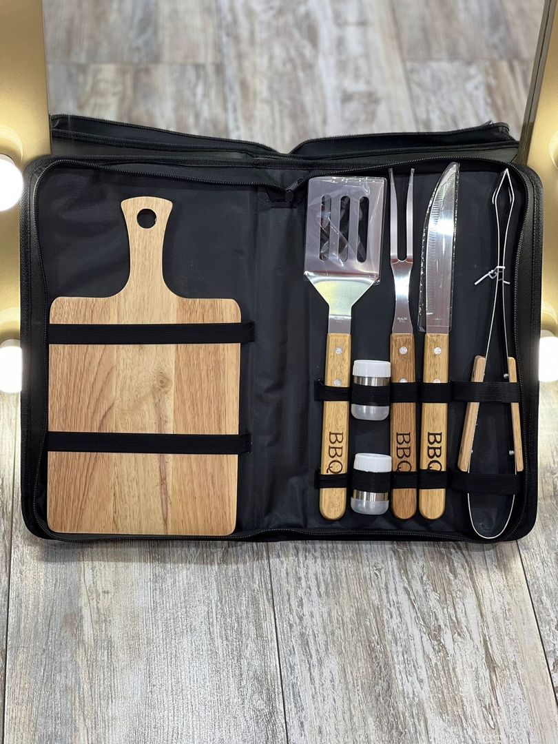 KIT PARA ASADOS 7 PIEZAS