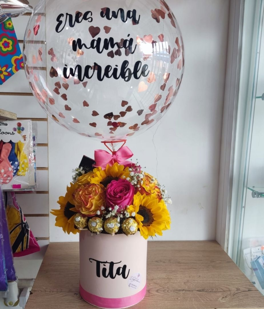 Mix flores con chocolate 