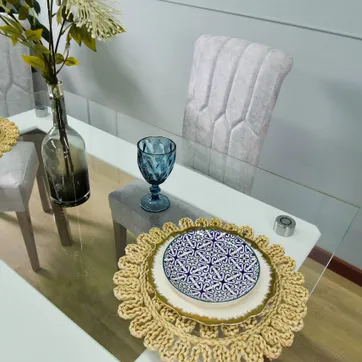 CDOR JULIANA X4 NEW CHAMPAÑA PV 10MM TAPIZ PLATA - imagen 7