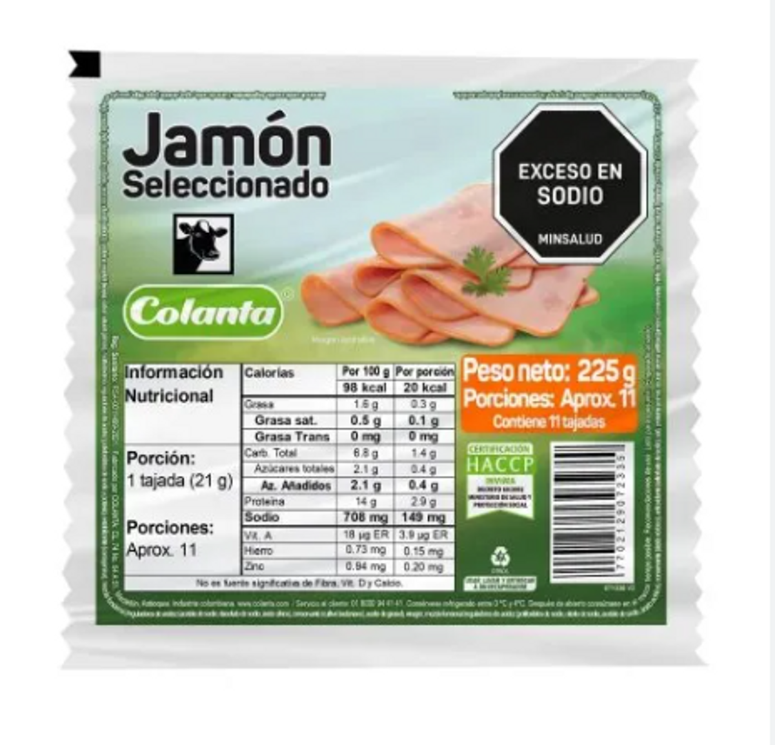 JAMON COLANTA*225G