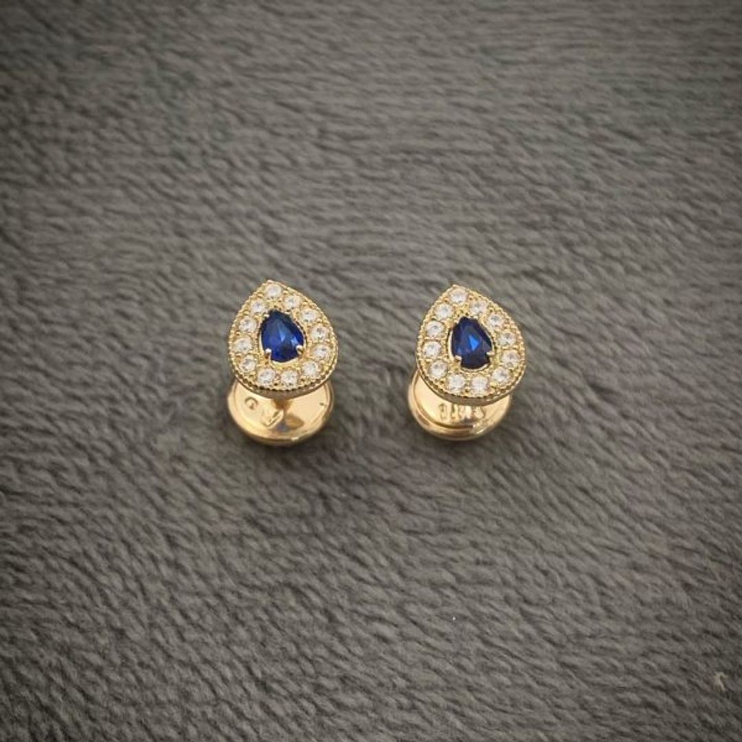 TOPOS DE GOTA CON CIRCONES 0.7 GR 