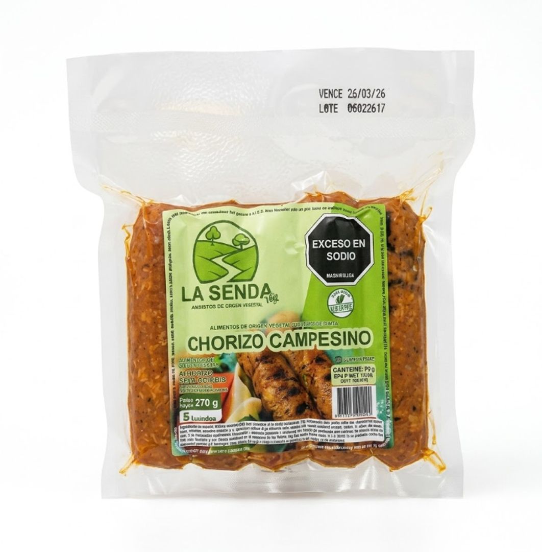 CHORIZO (VEGANO) LA SENDA