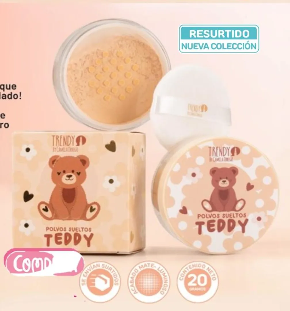 Polvos Sueltos Trendy Osito teddy Ref PST1590