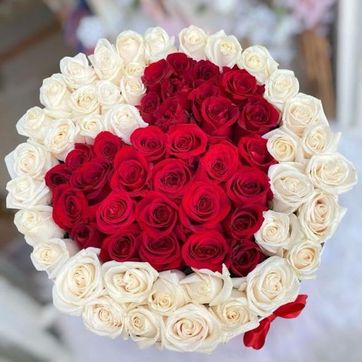 Imagen del producto Caja X70 Rosas corazon 