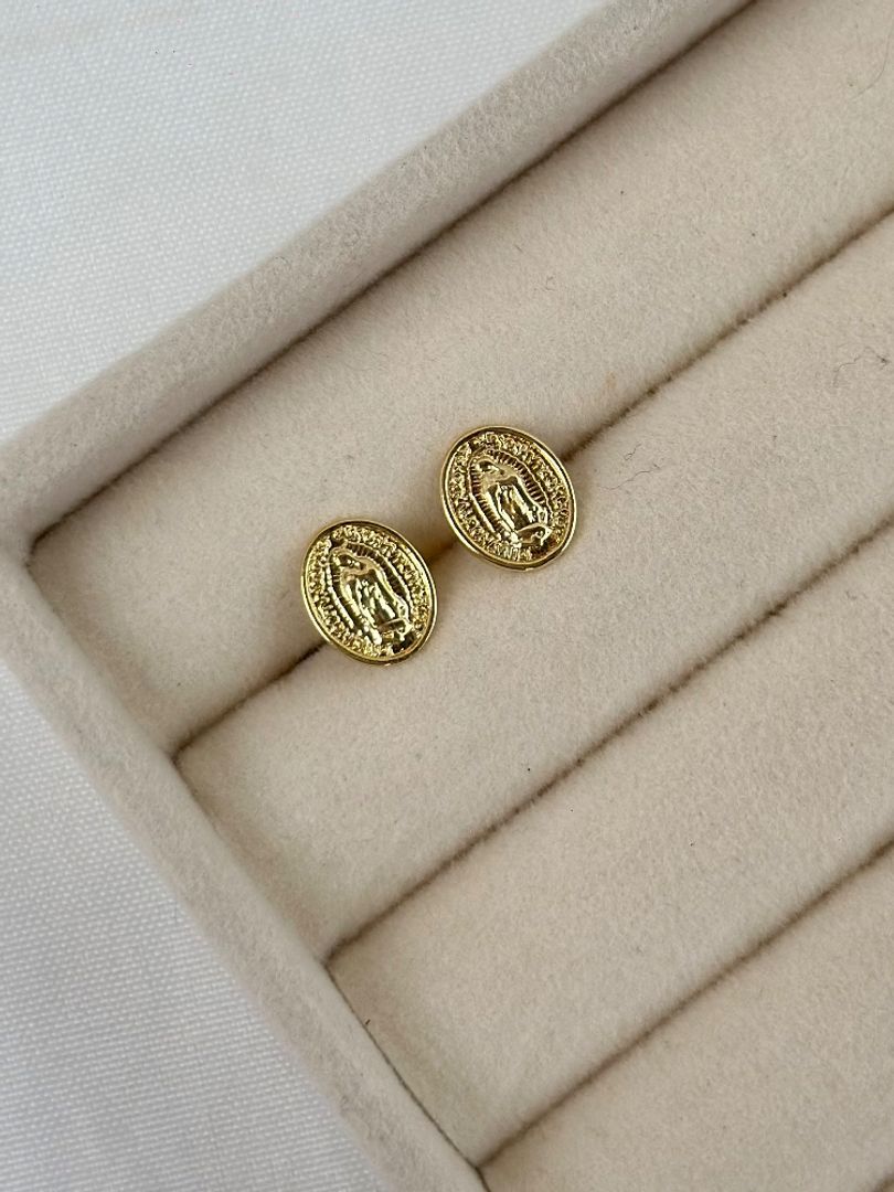 Topo Guadalupe dorado 