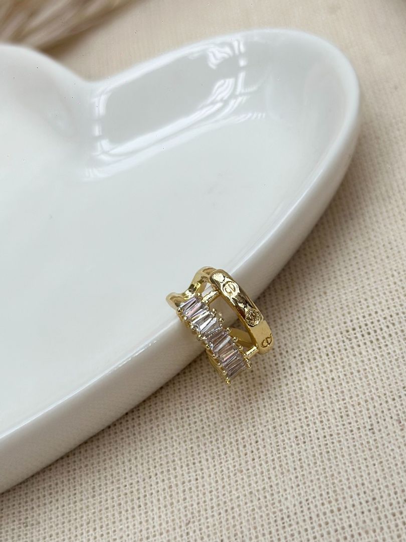 Earcuff doble circonias 