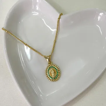 Imagen del producto Cadena Guadalupe Esmeralda 